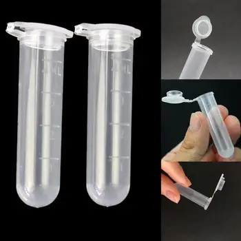 Plastové lahve 10pcs multi-účel 5ml jasné, trubičky prázdné vzorku skladovací kontejner 5ml/15ml Kosmetické Plnitelné plastové trubky