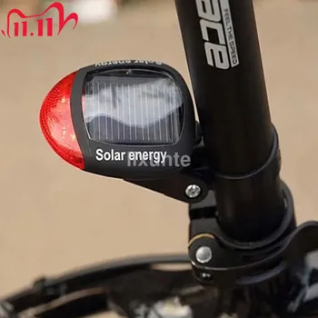 Cyklistika Solární Kolo zadní Světlo Solární Energie VEDL Kolo Zadní Světlo Bezpečnostní Výstražné Světlo jízdních Kol, Příslušenství na Koni Zařízení