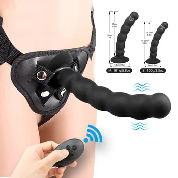 Prostaty Masážní Strojek, Bezdrátové Dálkové Ovládání Vibrátor, Anální Korálky Butt Plug G-Spot Stimulátor Na Penis Vibrační Dildo Sexuální Hračky Pro Muže, Ženy