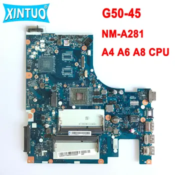 ACLU5/ACLU6 NM-A281 REV:1.0 základní deska pro Lenovo G50-45 notebook, desky s A4 A6 A8 CPU DDR3 100% testováno
