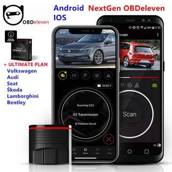 Pro IOS/Android ULTIMATE NextGen OBDeleven Pro Evoluční OBD2 Diagnostický Nástroj pro VW Volkswagen/Audi/Škoda Můžete Sledovat Všechny Systémové