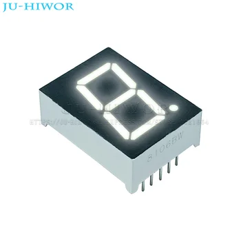 10ks 10Pins 8106AW 8106BW 0.8 Palcový 1 Číslice 7 Bitů Segmentu Bílé LED Digitální Displej Digitron Společná Anoda Katoda C-C-C