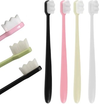 5kusů Ultra Soft zubní Kartáčky pro Dospělé Nano Deep Clean Kartáček pro Citlivé Dásně Měkký-štětinami Kartáček na zuby Zubní Péče o Ústní dutinu Nástroje