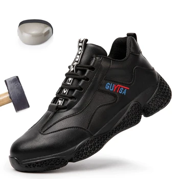 Nejprodávanější lehký nepromokavý odolný proti propíchnutí nezničitelný pracovní obuv pro muže, ženy ocelovou špičkou bezpečnostní obuv