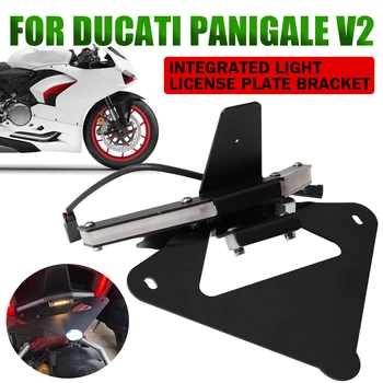 Pro DUCATI Panigale V2 V-2 Motocyklové Příslušenství Ocas Uklizené Nárazník Eliminator spz Držák Integrované LED Brzdové