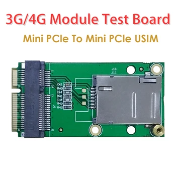 4G LTE Průmyslové Mini PCIe Mini PCIe Adaptér W/Slot pro SIM Kartu(Push-Push Type) pro WWAN/LTE, 3G/4G Bezdrátový Modul