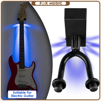 Modrá LED Atmosféru Světla Elektrická Kytara Závěs Nástěnný Držák Hák Více Guitar Wall Mount Jedinečný Design, Lehký Závěs