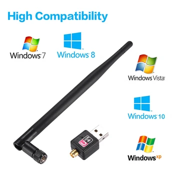 2.4 GHz Bezdrátový USB Wifi Adaptér 600mbps 802.11 n USB Adaptér sítě Ethernet Síťové Karty Wi-fi Přijímač Pro Windows, Mac, PC