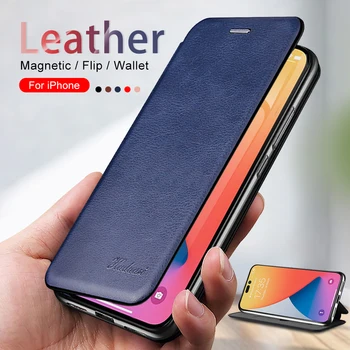 Luxusní Kožené Flip Pouzdro Pro Apple Iphone 14 Pro Max Peněženku, Obal Knihy Shell Pro iPhone14 Plus Držitel Karty Objektiv Případech