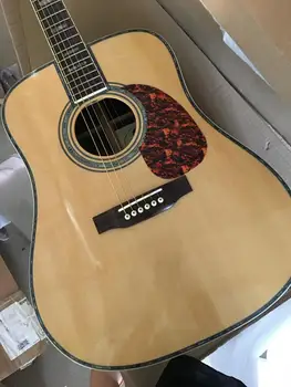 Čína kytara továrny vlastní nové pevné smrk top akustická kytara typu D 45 model, 41