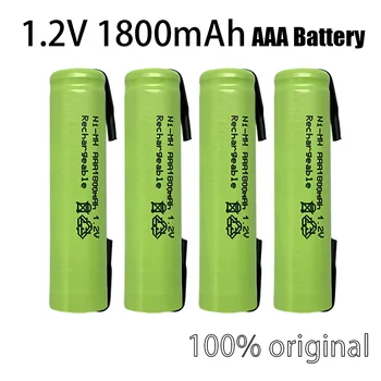 Nové 100% Originální AAA 1800mAh 1,2 V Kvalitní Dobíjecí Baterie Ni-MH 1,2 V Dobíjecí Baterie 3A Baterias