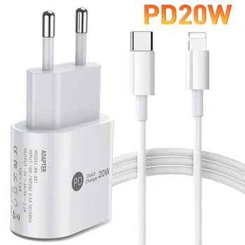 PD 20W Nabíječka Pro Apple iPhone 13 12 11 14 Pro Max iPad Air USB C S PD 20W USB C Kabel Lightning Rychlé Nabíjení Kabel