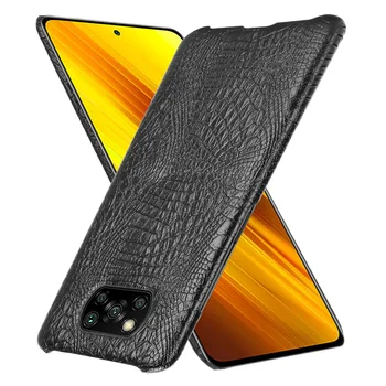 POCO X3 Pro Případě, Luxusní PU Kůže s Tvrdého Plastu Případě na pro Xiaomi POCO X3 NFC
