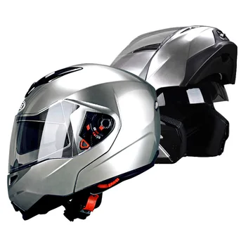 GSB moto helma odhalit helmu mužů a žen se plně vztahuje double lens motocykl běží helmu univerzální