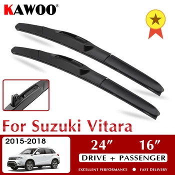 KAWOO Stěrače Přední Auto Stěrače Blade Nože Pro Suzuki Vitara 2015-2018 Sklo Čelního Okna 24