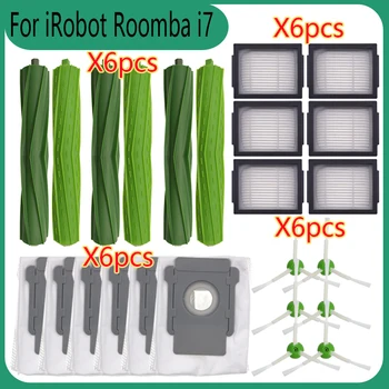 Pro iRobot Roomba i7 E5 E6 I3 Série Robot Vysavač Hepa Filtr Boční Kartáč rotační Kartáč Prachový Sáček Sada Náhradní Díly