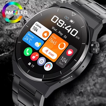 2022 NFC Chytré Hodinky Muži GT3 Pro AMOLED 390*390 HD Displej Srdeční Frekvence Volání Bluetooth IP68 Vodotěsné SmartWatch Pro Huawei Xiaomi