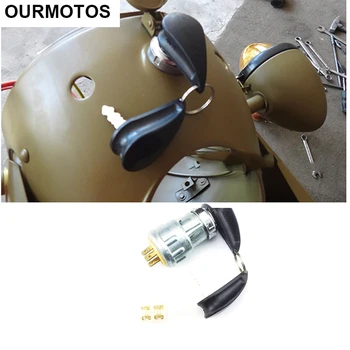 OURMOTOS CJK750 Ural Klíčový Spínač a Zapalování Montáž Vhodný Zejména Pro Starší Stylizovaný K750 KC750 KS750 Motocykl