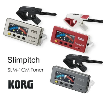 Korg Slimpitch SLM-1CM Chromatická Ladička s kontaktním Mikrofonem, 12-Poznámka Rovnat Temperamentu