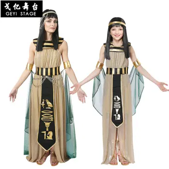Halloween Kostýmy, Starověký Egyptský Faraón Král Císařovna, Královna Kleopatra Kostým Cosplay Oblečení Muži Ženy