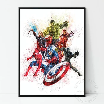 Diamond Malování Marvel Superhrdina Hulk, Iron Man, Kapitán Amerika Spiderman Výšivky Diamond Mozaika Cross Stitch Domova