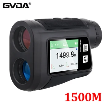 GVDA Laserový Dálkoměr Dalekohled Laserový Měřič Vzdálenosti 600 M 800 M 1000 M 1500 M pro Lov, Golf Laser Range Finder Svahu Opatření