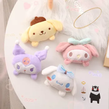 Anime Sanrio Brož Kt Kočka hello kitty Kuromi Cinnamoroll DIY Pro Dívky Tašky, Oblečení, Krabice, Plyšový Přívěsek Brož Plněné Kolekce