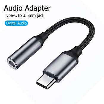 USB Typ-C na 3,5 mm Jack Audio Adaptér Kabel pro Samsung Galaxy S20 S21 S22 Ultra Plus Sluchátka Converter pro Google Pixel 6 Pro