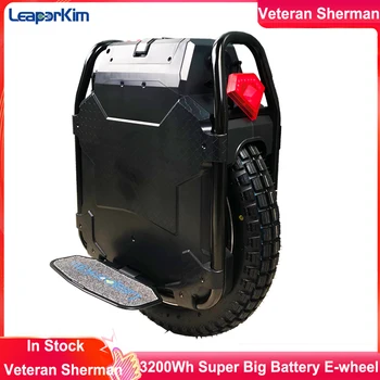 LeaperKim Veterán Sherman MAX Elektrická jednokolka 100.8 V 3200WH,výkon motoru 2500W,Off-road,20-palcový,NCR18650GA baterie,max 70km/h