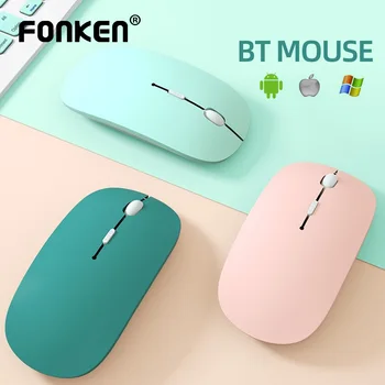 FONKEN Bezdrátová Bluetooth Myš pro Macbook, Ipad, Samsung, Notebook, Tablet, Myš Myší Silent Roztomilé Candy Barva BT, Myš, PC Příslušenství