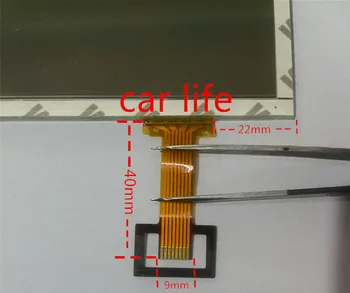 1 kus 8 pin originální dotykové sklo Obrazovky panel Digitizéru panel Objektiv pro VW auto RCD510 C065GW03 V0 C065GW03 V1 LCD