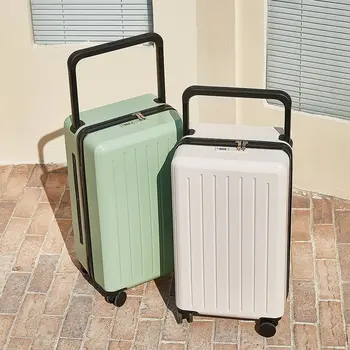 Široký vozík kufr ženy 20 palcový univerzální mute kolo muži 24 palcový cestovní zavazadla heslo box student internátní případě