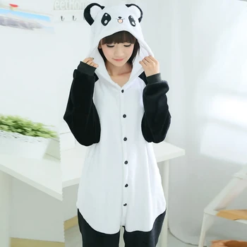 Cosplay Dospělé Kigurumi Pyžama Panda, Tygr, Zebra Dupačky, Zimní Kombinéza S Kapucí Halloween Kostýmy Pro Ženy, Unisex Oblečení Na Spaní