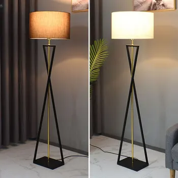 Severské Moderní Kreativní Železa Dekorace Stojací Lampa Pro Obývací Pokoj Ložnice Studie Dekor Světla Domů Lampa Noční Stolek Stojící Lampa