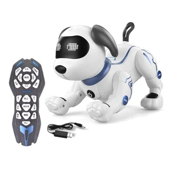 Roztomilý RC Elektronický Robot Pes kreslený pet Hlas, Hudbu, Písně Zajímavé Interaktivní Multifunkční simulace psa, Hračky Pro děti