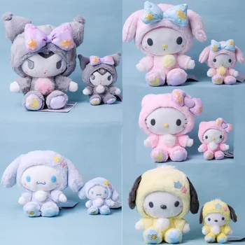 Sanrio Kreslená Kawali Kuromi Hello Kitty, my Melody Cinnamoroll Polštář, Plyšové Hračky, Měkké Plněné Panenky pro Děti Dárky k Narozeninám