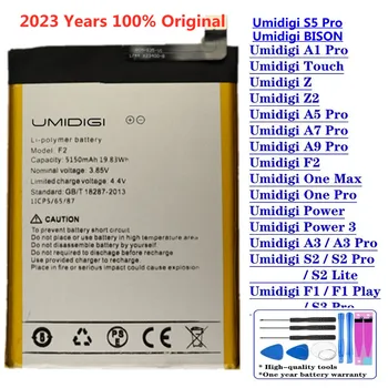 Nová Originální Baterie Pro UMI Umidigi Hrát F1 F2 A7 A9 A5 A3 / A1 Z2 Pro Z Dotkněte se Jeden Max Pro Napájení 3 S2 Pro Lite S3 S5 Pro BISON