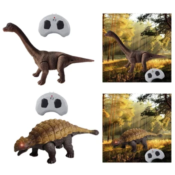 Děti Dálkové Ovládání RC Dinosaurus Hračky Chodící 360° Rotace Senzace Děti Dárky Elektronické Rc Hračka Vzdělávání Chůze Tyrannosaurus