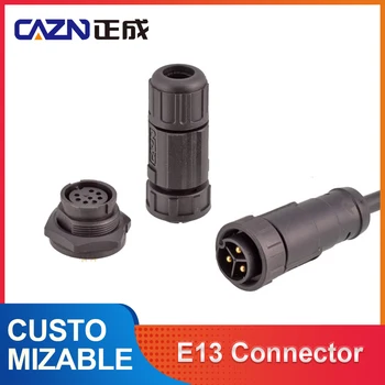CAZN E13 vysoce aktuální snap zásuvka 20A 30A baterie 3 4-jádro 8-pin IP67/68 vodotěsný konektor