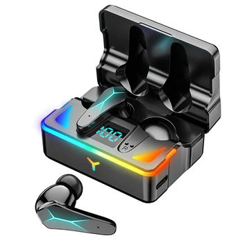 Fone Bluetooth Headset X7 Gaming Nízkou latencí Barevné Dýchání Světelné Dvoustranné Stereo Sluchátka Vodotěsná Sluchátka