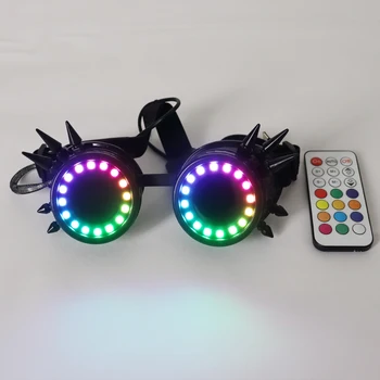 Pixel Pro LED Brýle Kaleidoskop Čočky Přes 350 Režimy Intenzivní Světla EDM DJ Rave Kostým Party Brýle Halloween