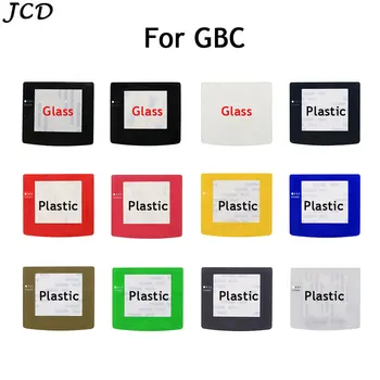 JCD Náhradní Ochranné Herní Konzole Obrazovky Objektiv pro Gameboy Color Plast Sklo Screen protector Kryt W/ Adhensive Pro GBC