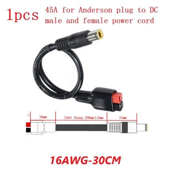 45A Pro Anderson Plug DC Napájecí Kabel Kabel Vstupu DC Male Adaptér Konektor 16awg Jeden Jader 30cm