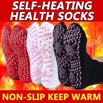 Dámská Zimní Self-topení Zdravotní Péče Ponožky Lyžařské Sporty Samostatně Vyhřívané Masážní Muži Krátké Ponožky Magnetické Terapie Pohodlné Teplé Sox