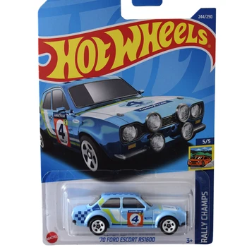 Hot Wheels 1:64 Auto 70 FORD ESCORT RS1600 Kovový Odlitek Modelu Auta, Děti, Hračky Dárek