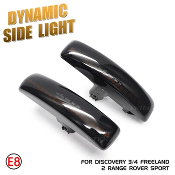 Dynamické Blinkry LED Boční Blatník Zrcadlo, Lampa, blinkr Světlo Pro Auto Land Rover Range Rover Sport, Discovery 3 4 Freeland 2